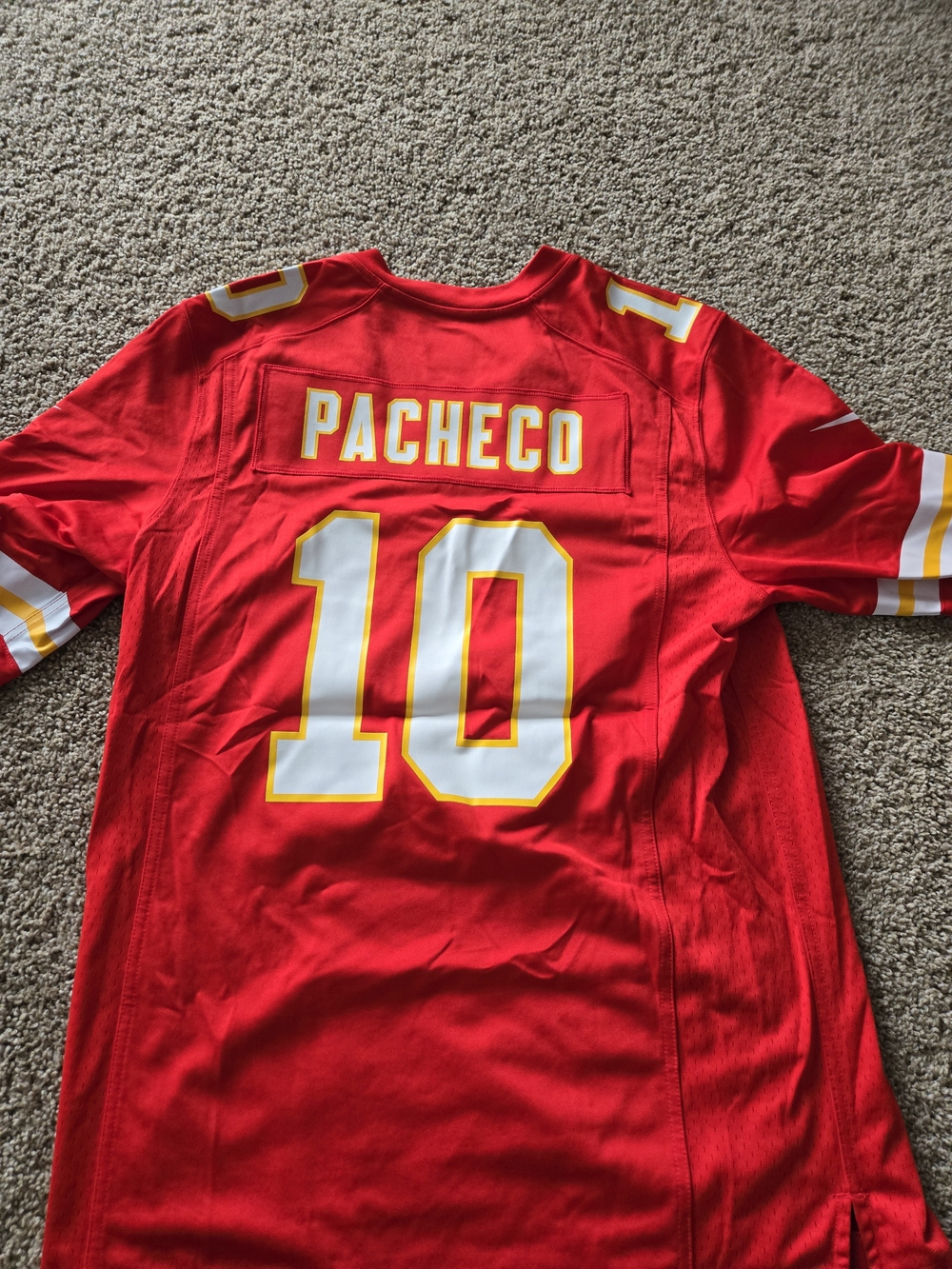 NFL Red On-Field Nike Football Jersey